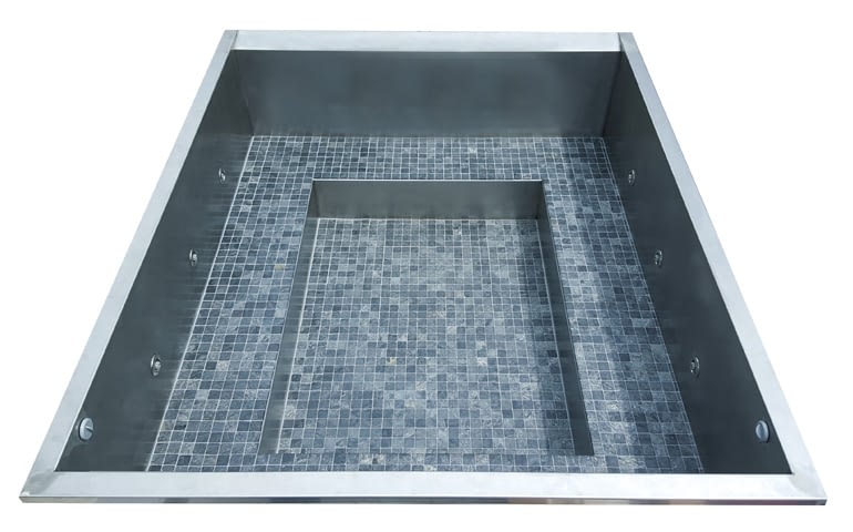 Stainless Steel Tile Hot Tub & Spa